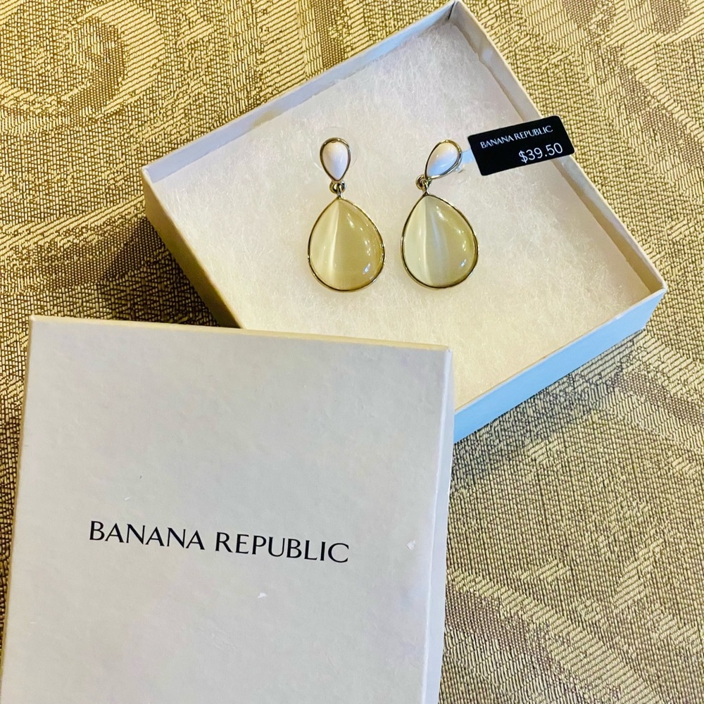 Banana Republic Stone Drop Earrings